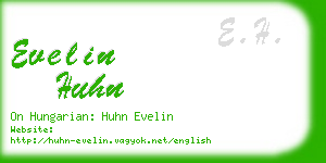 evelin huhn business card